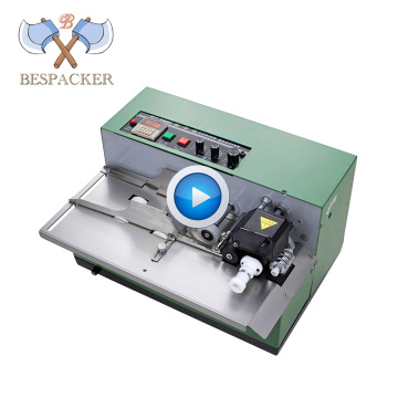 Bespacker MY-380F Automatic High Speed Batch Solid Ink Printing Machine  Date Batch Expiry Coding Machine